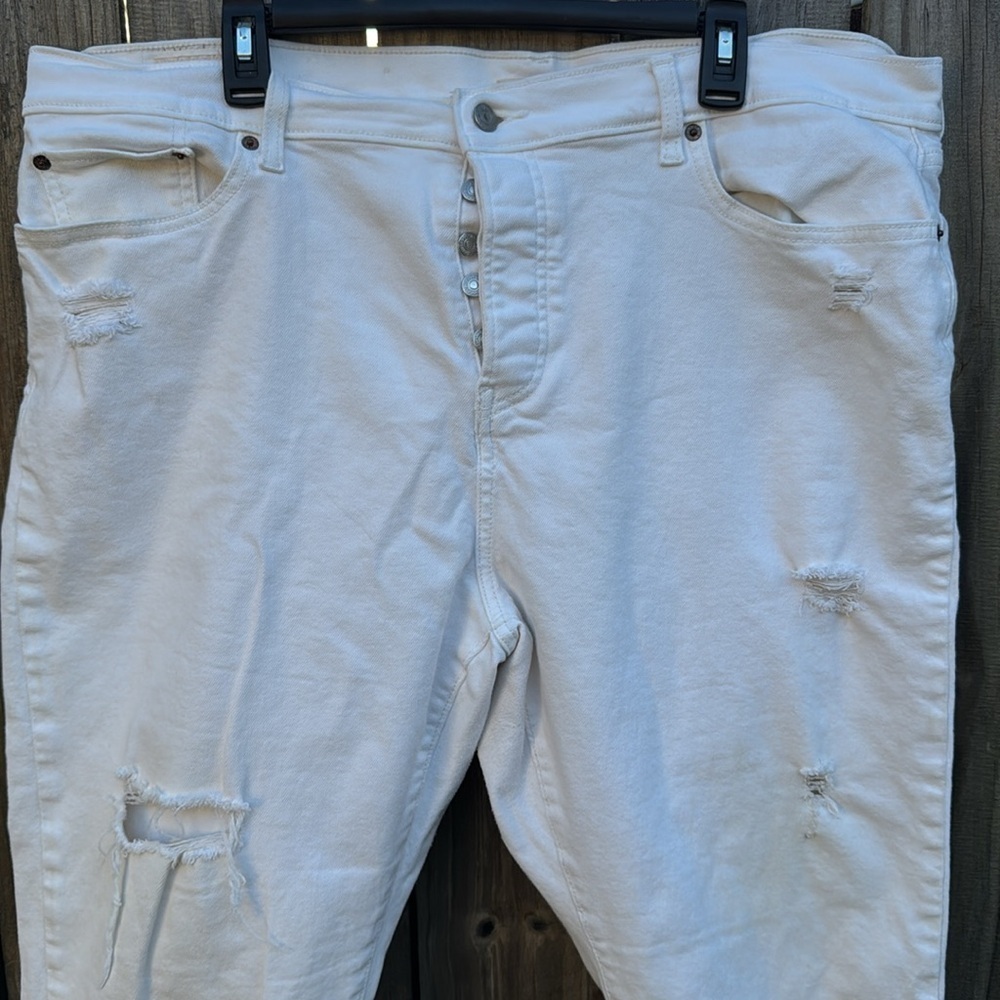 Levi’s wedgie skinny raw hem jeans, size 22W - Picture 4 of 7